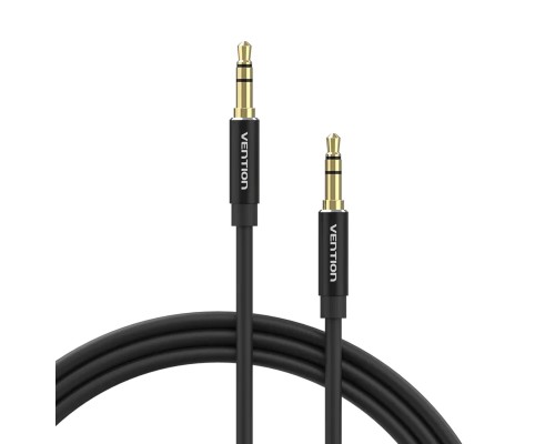 Аудіокабель Vention 3.5mm Male to Male Audio Cable 1.5M Black Aluminum Alloy Type (BAXBG) (BAXBG) Аудіокабель Vention 3.5mm Male to Male Audio Cable 1.5M Black Aluminum Alloy Type (BAXBG) (BAXBG)