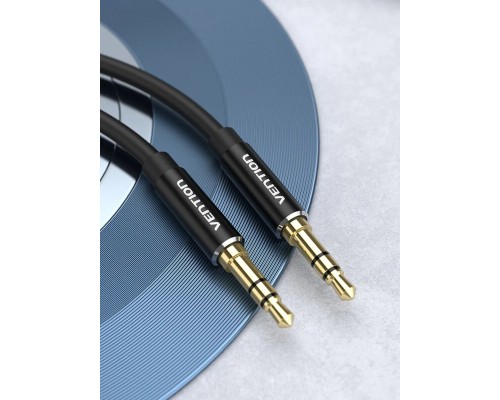 Аудіокабель Vention 3.5mm Male to Male Audio Cable 1.5M Black Aluminum Alloy Type (BAXBG) (BAXBG) Аудіокабель Vention 3.5mm Male to Male Audio Cable 1.5M Black Aluminum Alloy Type (BAXBG) (BAXBG)