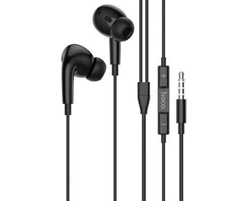 Навушники HOCO M101 Pro Crystal sound wire-controlled earphones with microphone Black (6931474782373)