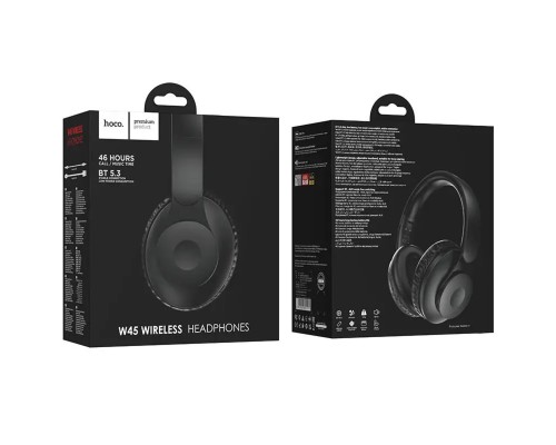 Бездротові навушники HOCO W45 Enjoy BT headset Black (6942007601191) Бездротові навушники HOCO W45 Enjoy BT headset Black (6942007601191)
