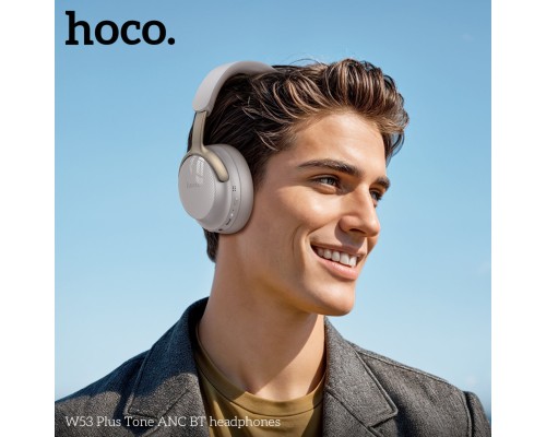 Бездротові навушники HOCO W53 Plus Tone ANC BT headphones Gray (6942007646611) Бездротові навушники HOCO W53 Plus Tone ANC BT headphones Gray (6942007646611)