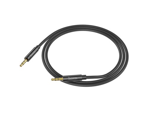 Аудiокабель HOCO UPA19 AUX audio cable (L=1M) Black (6931474759863) Аудiокабель HOCO UPA19 AUX audio cable (L=1M) Black (6931474759863)