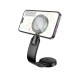Автотримач для телефона HOCO HW29 Totem ring magnetic wireless fast charging car holder (center console) Black Metal Gray (6942007642163)