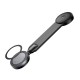 Автотримач для телефона HOCO HW29 Totem ring magnetic wireless fast charging car holder (center console) Black Metal Gray (6942007642163)