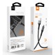 Кабель WUW-X183 Type-C to Lightning 3A 1m Black (6972573333943)