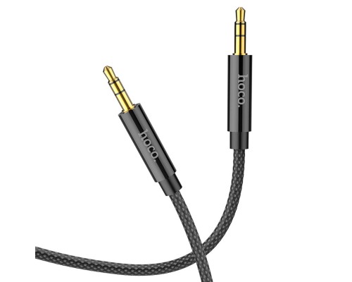 Аудiокабель HOCO UPA19 AUX audio cable (L=2M) Black (6931474759894) Аудiокабель HOCO UPA19 AUX audio cable (L=2M) Black (6931474759894)
