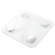 Ваги підлогові HOCO HI21 Smart body fat scale White (6942007624121)
