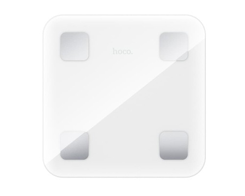 Ваги підлогові HOCO HI21 Smart body fat scale White (6942007624121)