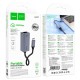 Мережевий адаптер HOCO UA37 Type-C ethernet adapter (1000 Mbps) Metal Gray (6942007647281)