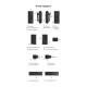 Бездротова мікрофонна система Ulanzi Vijim A100 Wireless Lavalier Microphone Type C (UV-A014A A100) (A014A)