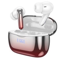 Бездротові навушники HOCO EQ16 Shine true wireless ANC+ENC Noise Reduction BT headset Red glaze (6942007619110)