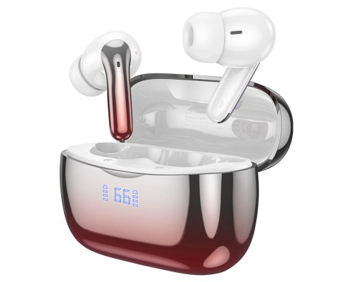 Бездротові навушники HOCO EQ16 Shine true wireless ANC+ENC Noise Reduction BT headset Red glaze (6942007619110) Бездротові навушники HOCO EQ16 Shine true wireless ANC+ENC Noise Reduction BT headset Red glaze (6942007619110)