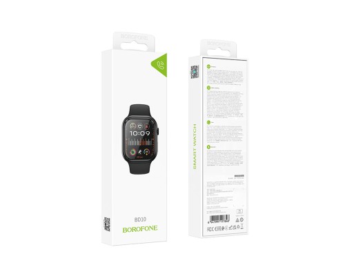 Смарт-годинник BOROFONE BD10 Smart sports watch (call version) Black (6941991117848) Смарт-годинник BOROFONE BD10 Smart sports watch (call version) Black (6941991117848)