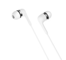 Навушники BOROFONE BM39 Refined chant universal earphones with mic White (6931474716880)