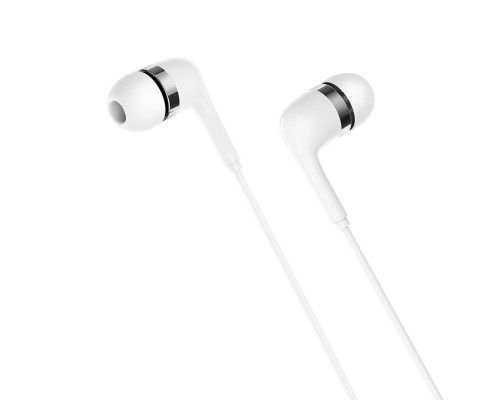 Навушники BOROFONE BM39 Refined chant universal earphones with mic White (6931474716880) Навушники BOROFONE BM39 Refined chant universal earphones with mic White (6931474716880)