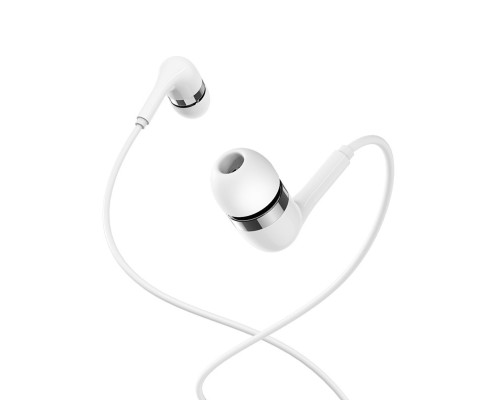 Навушники BOROFONE BM39 Refined chant universal earphones with mic White (6931474716880) Навушники BOROFONE BM39 Refined chant universal earphones with mic White (6931474716880)