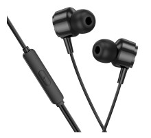 Навушники BOROFONE BM94 Sonar universal earphones with microphone Black (6941991115820)