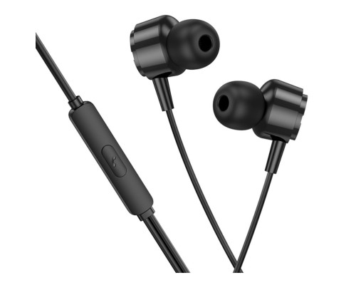 Навушники BOROFONE BM94 Sonar universal earphones with microphone Black (6941991115820) Навушники BOROFONE BM94 Sonar universal earphones with microphone Black (6941991115820)