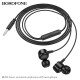 Навушники BOROFONE BM94 Sonar universal earphones with microphone Black (6941991115820)