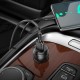 Автомобільний зарядний пристрій BOROFONE BZ23 Noble single-port QC3.0 car charger Transparent Black (6941991106903)