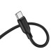 Аудіокабель BOROFONE BL18 Type-C silicone digital audio conversion cable Black (6941991101069)