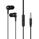 Навушники BOROFONE BM36 Acura Universal earphones with mic Black (6931474709691)