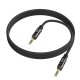 Аудіокабель BOROFONE BL22 Dignity audio cable AUX Black (6941991117725)