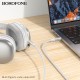 Аудіокабель BOROFONE BL22 Dignity audio cable AUX Black (6941991117725)