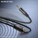 Аудіокабель BOROFONE BL22 Dignity audio cable AUX Black (6941991117725)