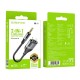 Аудіокабель BOROFONE BL19 Creator 2-in-1 audio adapter cable 3.5mm Black (6941991108341)