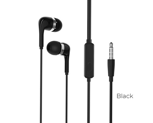 Навушники BOROFONE BM39 Refined chant universal earphones with mic Black (6931474716873) Навушники BOROFONE BM39 Refined chant universal earphones with mic Black (6931474716873)