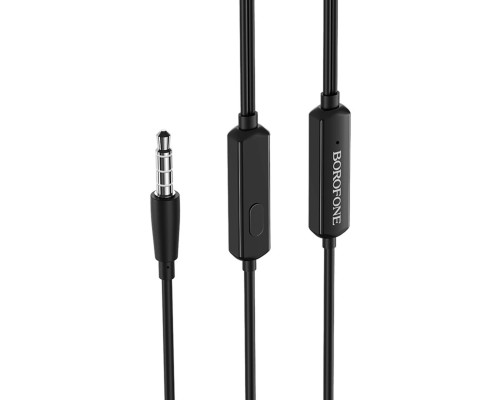 Навушники BOROFONE BM39 Refined chant universal earphones with mic Black (6931474716873) Навушники BOROFONE BM39 Refined chant universal earphones with mic Black (6931474716873)