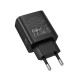 Мережевий зарядний пристрій BOROFONE BA98A Ilustre PD30W (2C1A) charger with digital display (EU) Black (6941991120510)