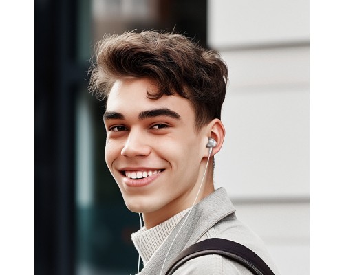 Навушники BOROFONE BM95 Excepcional universal earphones with microphone Black (6941991115868)