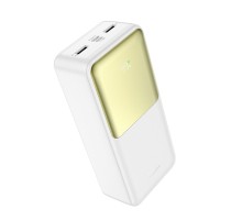 Зовнішній акумулятор HOCO J136B Sirui 22.5W+PD20W fully compatible power bank (30000mAh) White (6942007634861)