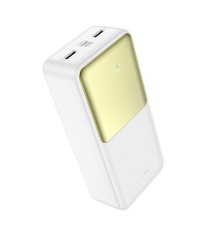 Зовнішній акумулятор HOCO J136B Sirui 22.5W+PD20W fully compatible power bank (30000mAh) White (6942007634861)