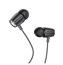 Навушники HOCO M88 Graceful universal earphones with mic Black (6931474754714)