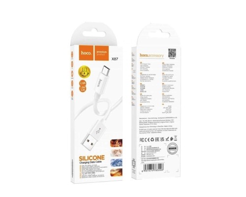 Кабель HOCO X87 Magic silicone charging data cable for Micro White (6931474783226) Кабель HOCO X87 Magic silicone charging data cable for Micro White (6931474783226)