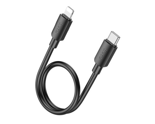Кабель HOCO X96 Hyper PD charging data cable iP (L=0.25M) Black (6942007609364) Кабель HOCO X96 Hyper PD charging data cable iP (L=0.25M) Black (6942007609364)