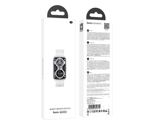 Смарт-годинник HOCO Y25 Smart sports watch Silver (6942007641715) Смарт-годинник HOCO Y25 Smart sports watch Silver (6942007641715)