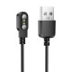 Зарядний пристрій для смарт-годинників Y26/Y27 Smart sports watch charging cable Black (6942007645454)