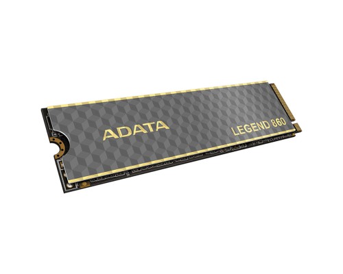 Накопичувач SSD M.2 ADATA LEGEND 860 500 GB 2280 PCIe Gen 4x4 3D NAND Read/Write: 5000/3000 MB/sec (SLEG-860-500GCS)