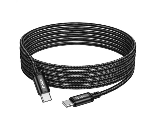 Кабель HOCO X91 Radiance 60W charging data cable for Type-C to Type-C(L=3M) Black (6931474788733) Кабель HOCO X91 Radiance 60W charging data cable for Type-C to Type-C(L=3M) Black (6931474788733)