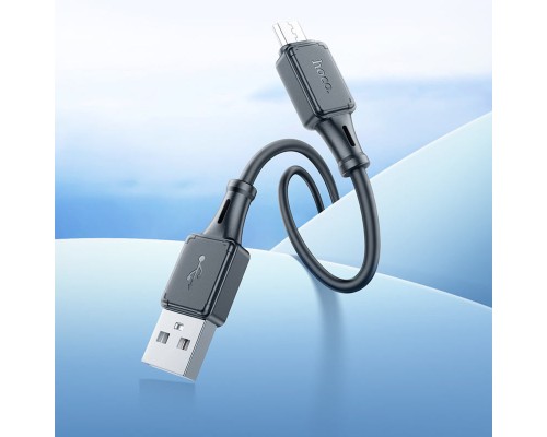Кабель HOCO X101 Assistant silicone charging data cable Micro Black (6942007604055) Кабель HOCO X101 Assistant silicone charging data cable Micro Black (6942007604055)