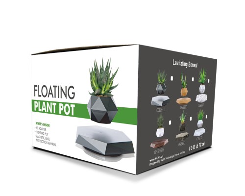 Магнітний левітаційний горщик для рослин HCNT Magnetic Levitating Pot M10-PZ1 Black (SIM10-PZ1)