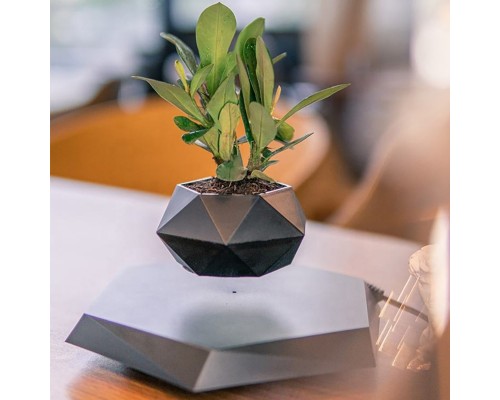 Магнітний левітаційний горщик для рослин HCNT Magnetic Levitating Pot M10-PZ1 Black (SIM10-PZ1)