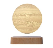 Магнітна левітаційна лампа HCNT Levitating Lamp Jupiter Light Wood Grain (SIM10-GW5-J)