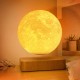 Магнітна левітаційна лампа HCNT Levitating Lamp Moon Light Wood Grain (SIM10-GW5)
