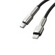 Дата кабель USB-C to Lightning 1.0m Cafule Metal PD 20W black Baseus (CATLJK-A01)
