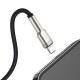Дата кабель USB-C to Lightning 1.0m Cafule Metal PD 20W black Baseus (CATLJK-A01)